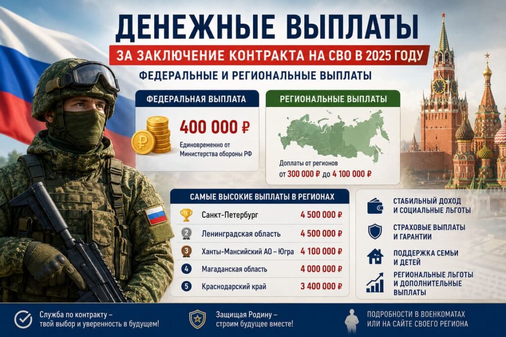 подписать контракт на сво 2026