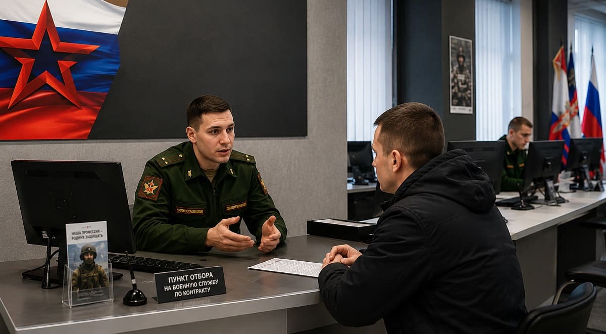 пункт сбора для подписания контракта на сво
